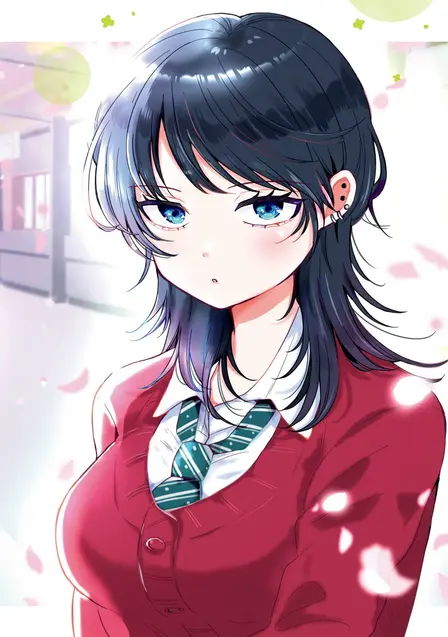 A Girl from Another School Who's Not Very Good at Living